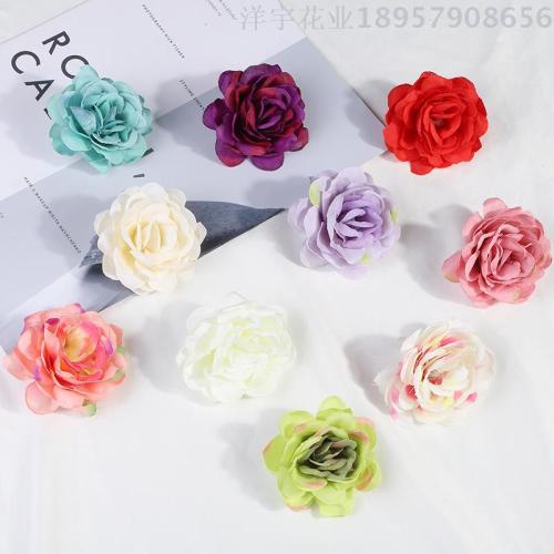 6.5cm simulation rose perianth diy raw silk artificial flowers decoration wearing flower shooting props factory direct supply