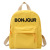 Children's Mini Backpack Korean version manageable Monochromatic Backpack primary School Oxford Cloth Bag