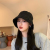 Japanese-Style Retro All-Matching Fisherman Hat Women's Spring and Summer Thin Sun-Proof Vertical Stripes Solid Color Bucket Hat Show Face Small Bucket Cap Tide