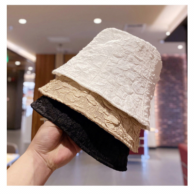 Web celebrity with the same Korean version of the drape face mask fisherman hat summer lace thin water tube travel sunshade basin hat woman