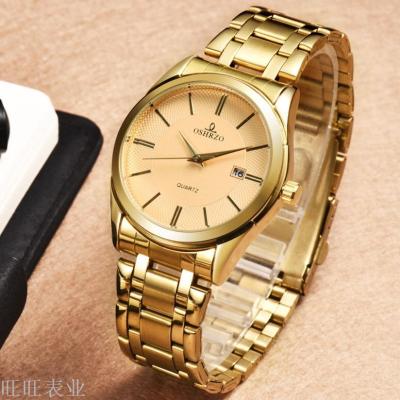 New products recommended for men and women's watches waterproof simple casual quartz high-end wrist form calendar