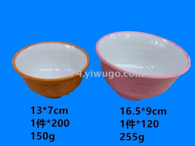 Zhaotableware Melamine bowl decals bowl color bowl run river lake hot style volume with the best