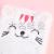 Express cartoon cat design primary and secondary school students plush notebook notepad girls express notes hand book