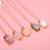 Wholesale healing pendant necklace jewelry gemstone essential oil bottle pendants 