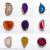 customized gem airbag bracket natural agate piece mobile phone holder 