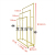 2020 Super New Cloth Curtain Curtain Shop Essential Artifact-Curtain Hanging Version Display Stand Sample Rack