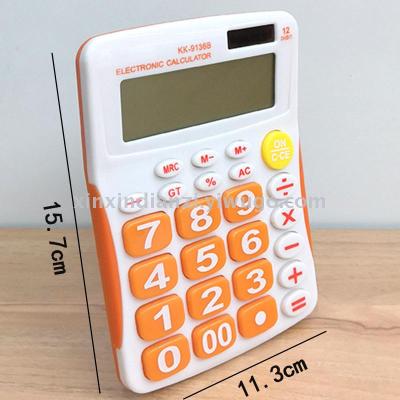 KK9136B color medium desk calculator office calculator LOGO custom calculator
