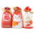 Factory Direct Sales Nougat Christmas Baking Food Packaging Bag Holiday Lucky Bag Snowflake Crisp Drawstring Rope Bag