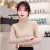 Real shoot half turtleneck lace undershirt \"women 's spring 2020 new western style mesh yarn with long sleeves