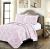 Hot sale European air conditioning summer quilt yarn-dyed polyester cotton bedding 3 pcs set double jacquard bed cover