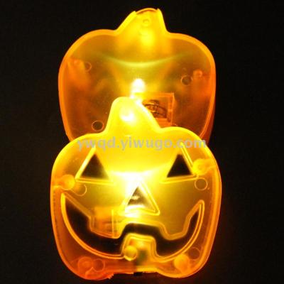 Creative Halloween Magic Light-Emitting Candle Light Cute Smiling Face Pumpkin Lamp Children Active Atmosphere Layout Props