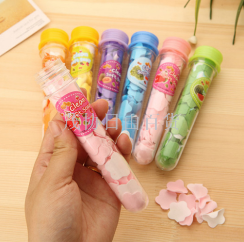 portable outdoor hand washing soap sheet soap flake travel bottle handwashing paper test tube pattern disposable soap