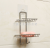 No trace stick bathroom soap rack stainless steel color soap rack double bar soap box soap box manufacturers wholesale