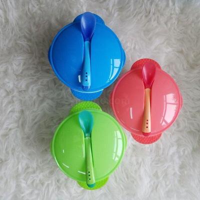 Factory Direct Sales Baby Non-Slip Binaural Snack Catcher with gan wen shao Baby Training Bowl