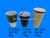 Simultaneous Ceramics Cups Imitated mouth cups Water Milk Cups Spot low processing