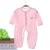 Baby jumpsuit summer half sleeve cotton thin nine - minute sleeve garment newborn baby crawling preferential clothing