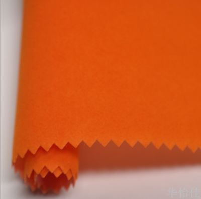 Dark Orange Short Velvet Flocking Cloth Jewelry Gift Box Wine Box Lined Single-Sided Fabric
