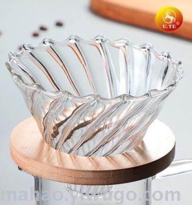 High borosilicate glass coffee filter