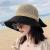 Hot style splice knit bowknot fisherman hat breathable mesh sunshade sunscreen hat hollow big edge summer cool hat