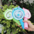 Cute Animal Shape Bubble Fan Student Child Portable Fan with nightlight Boutique box small fan handheld