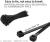 Multi-function nylon tie 2.535 cm * self-locking tie 0.19 inch wide nylon tie black/white