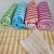 Hot shot - striped dishtowels 30 * 30 color strips of microfiber dishcloth cleaning daily 10 pieces of foreign trade exports