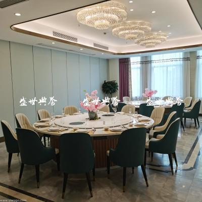 Banquet center box light luxury dining tables and chairs custom-made seafood restaurant modern fashion dining chairs