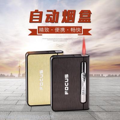 TWP Focus YH-002 automatic cigarette lighter aluminum alloy Windproof Creative Customized Advertising Gifts Cross-border