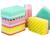 Sponge baijie cloth, color Sponge baijie cloth, kitchen cleaning, wave cotton
