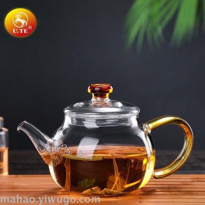 High borosilicate glass teapot