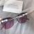 New ladies joker polarizing glasses sunglasses with large frame drilling elegant uv sunglasses wholesale