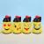Children's canteen smiley face mug plastic water mug straw cup