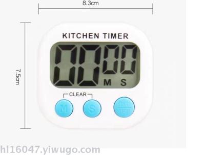 English Version Digital Timer Kitchen Electronic Timer Countdown Alarm Clock Large