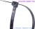 Technik cable strapping removable 200 x 7.6 mm black naturally locked cable strapping