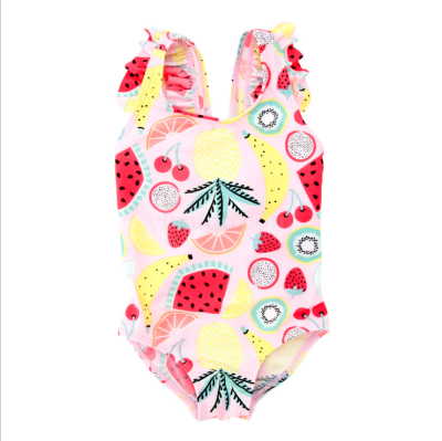 Children's swimsuit foreign trade new fashion fruit print bikini polyamide fiber quality manufacturers direct sales