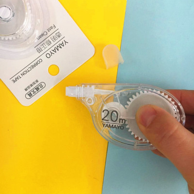 Nw correction tape 8760 horizontal structure transparent film tape correction tape altered strip transparent color of Singapore
