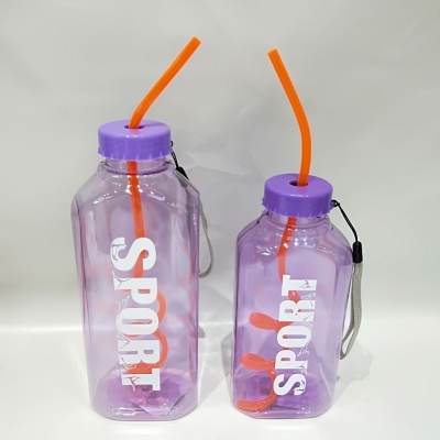 J01-1631a-1 Simple personality straw cups disposable collapse-resistant gift cups large capacity plastic water cups