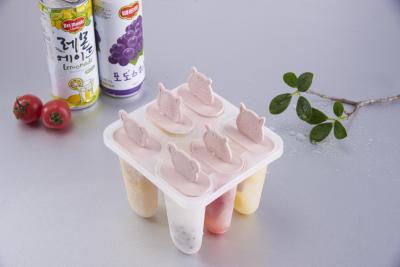 Jl-6018diy plastic plastic ice mold ice lattice self-made ice strip ice mold Popsicle Popsicle ice cream mold 6 groups