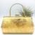 An Extra large export fashion golden big leaf princess bag DJ bag evening bag handbag evening bag
