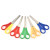 Manufacturers direct students to cut small scissors office scissors children's safety stationery scissors