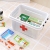 K10-2263 Household Medicine Box Plastic Storage Double-Layer Portable First Aid First Aid Kit Medicine Box Family Medicine Box