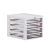 The A4 desktop drawer cabinet office storage cabinet plastic sorting cabinet multi-drawer cabinet sorting box