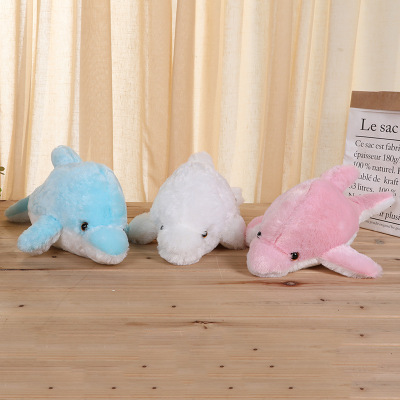 New plush down cotton shark dolphin doll Soft sofa pillow baby dolphin plush toy