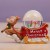 Creative three-dimensional Santa Claus Santa elk crystal ball set resin gifts home decoration gifts