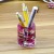 Heart-Shaped Preserved Fresh Flower Pen Holder Acrylic Oil Pen Holder New Exotic Student Craft Gift Decoration