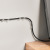 KM 1274 transparent wire clip wire retainer viscose wire clip wire retainer