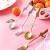 Stainless steel tableware creative gift cartoon small elephant dog spoon fork fruit fork coffee spoon