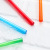 KM 5015 multi-functional dual purpose straw stirrer plastic straw color creative drink straw 2 packs