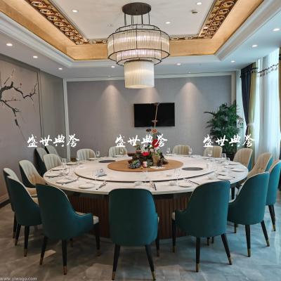 Tangshan star hotel balcony dining chair custom restaurant modern light luxury pineapple chair hotel dining chair