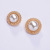 New Chanel-Style Button Woolen Coat Pearl Series Alloy Customized Dress Decoration Chiffon Shirt Pearl Button